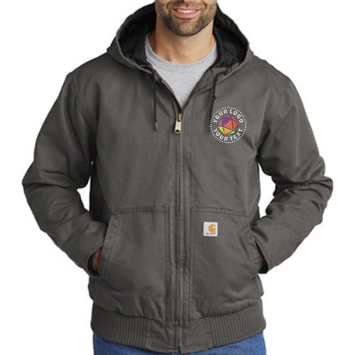 Carhartt® Washed Duck Active Custom Embroidered Jacket - CT104050