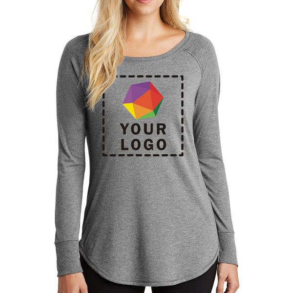 District® Custom Printed Women’s Perfect Tri ® Long Sleeve Tunic Tee - DT132L
