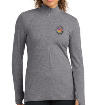 Sport-Tek® Custom Embroidered Women's Exchange 1.5 Long Sleeve 1/2-Zip  -  LST711