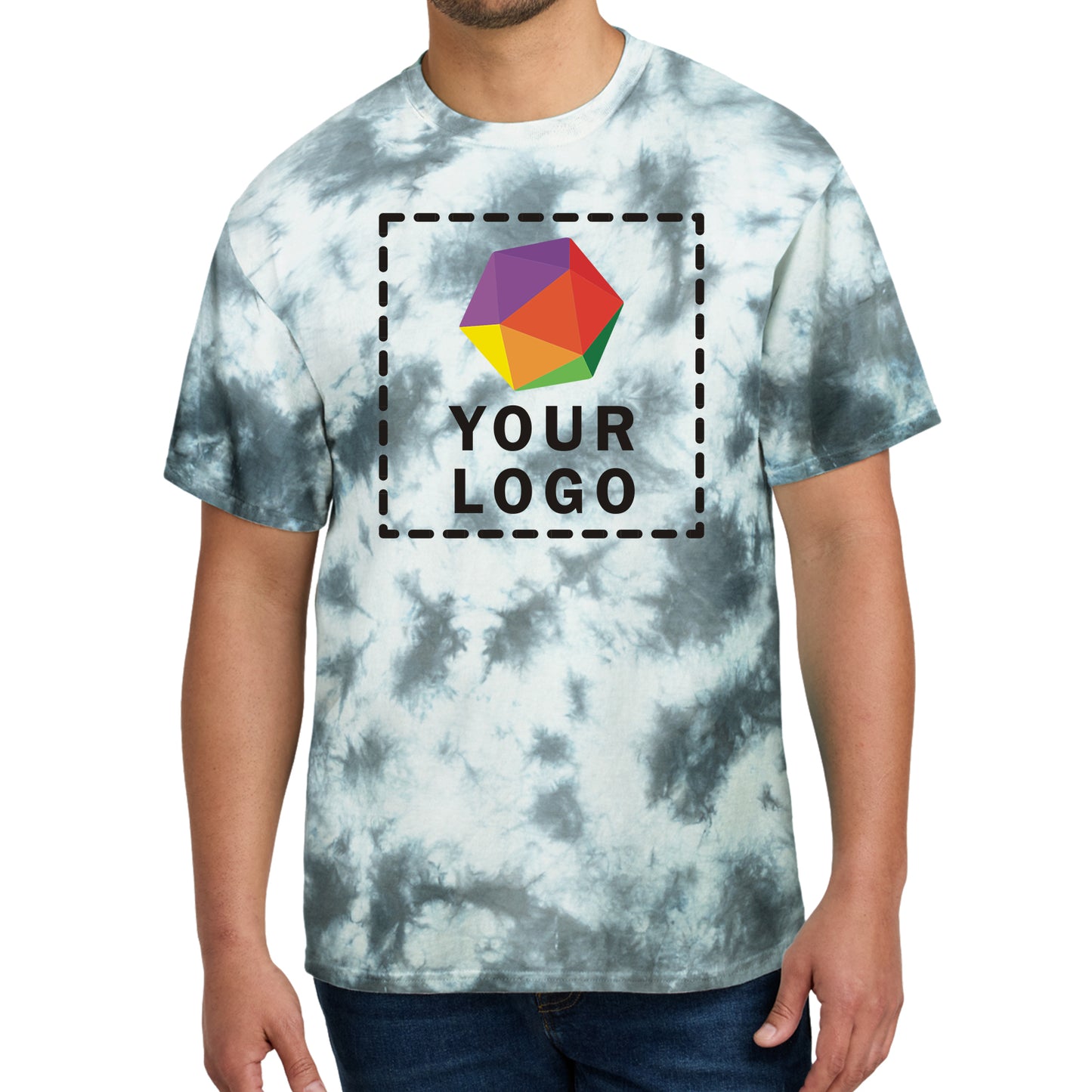Port & Company® Custom Printed Crystal Tie-Dye Tee - PC145