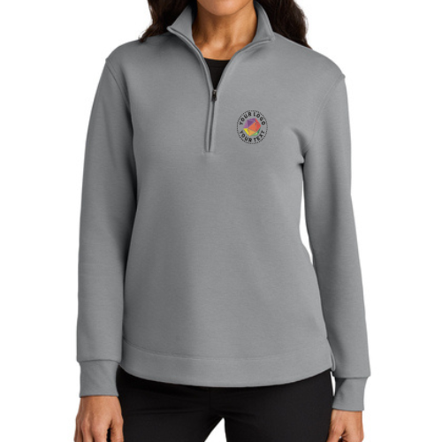 Port Authority® Custom Embrodiered Women’s Wearever Signature Double Pique 1/4-Zip  -  LK210