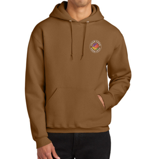 Jerzees Rugged™ Unisex Custom Embroidered Hooded Sweatshirt - H12M