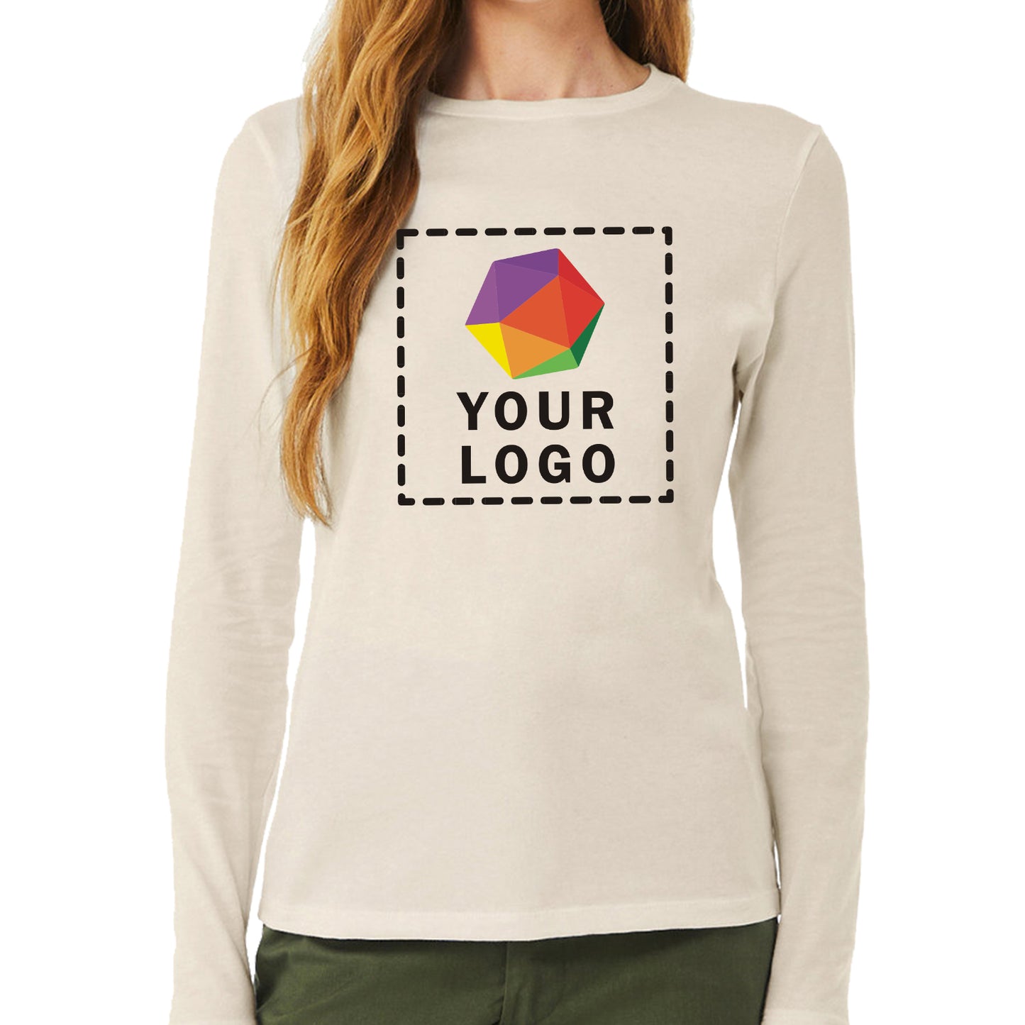 Bella + Canvas Custom Printed Ladies Jersey Long-Sleeve T-Shirt - B6500