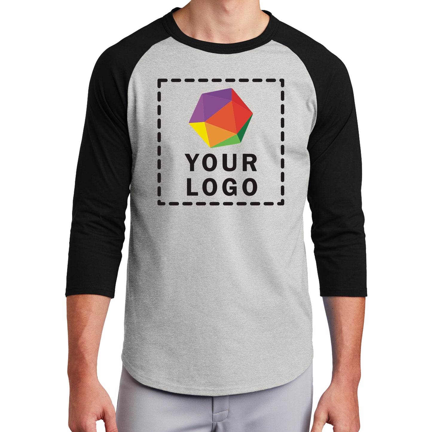 Sport-Tek® Custom Printed Colorblock Raglan Jersey - T200