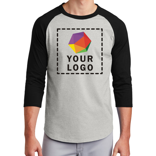 Sport-Tek® Custom Printed Colorblock Raglan Jersey - T200