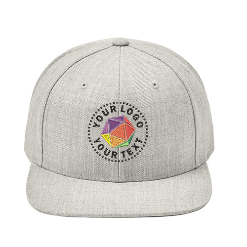 Sport-Tek® YP Classics® Custom Embroidered Flat Bill Snapback Cap - STC19