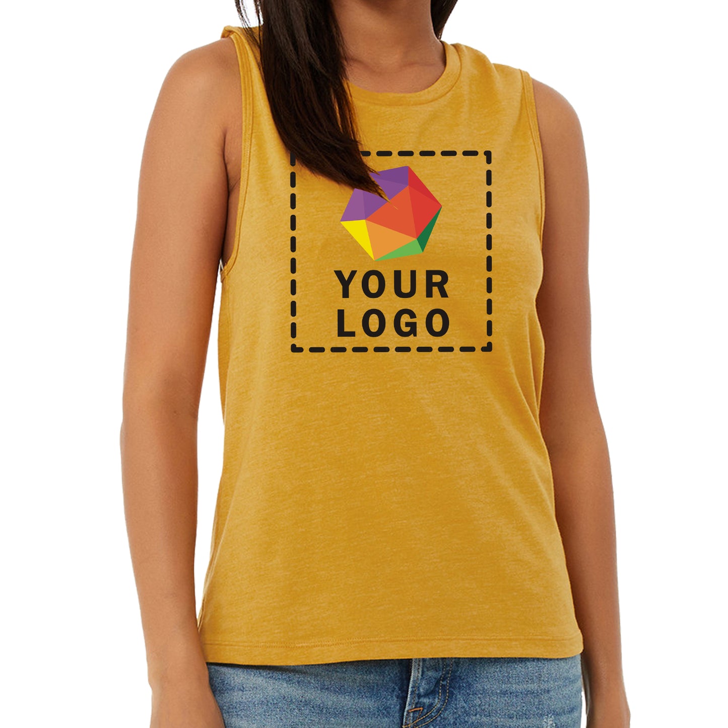 Bella + Canvas Custom Printed Ladies' Jersey Muscle Tank - b6003