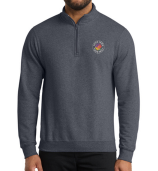 Port & Co™ Custom Embroidered Core Fleece 1/4-Zip Pullover Sweatshirt  -  PC78Q
