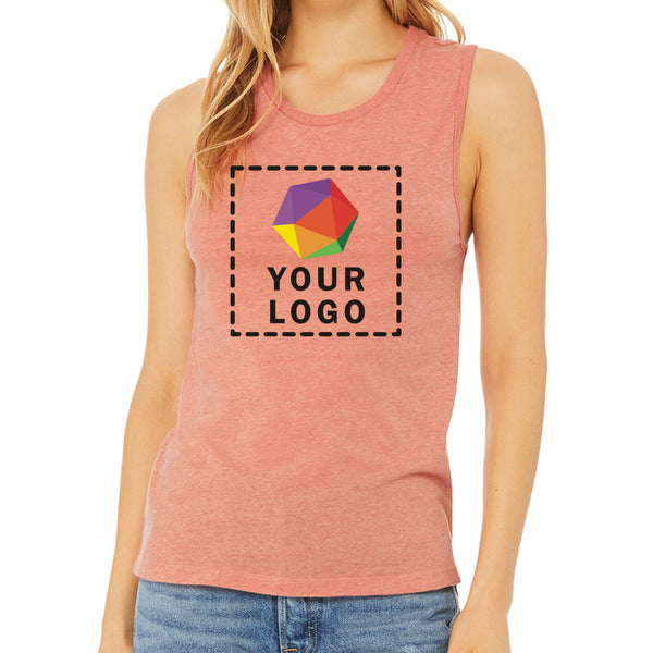 Bella + Canvas Custom Printed Ladies' Jersey Muscle Tank - b6003