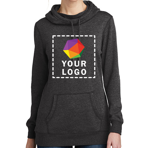 District ® Custom Printed Women’s Lightweight Fleece Hoodie - DM493