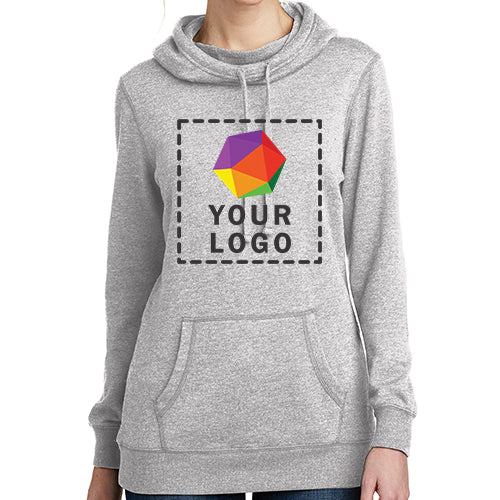 District ® Custom Printed Women’s Lightweight Fleece Hoodie - DM493