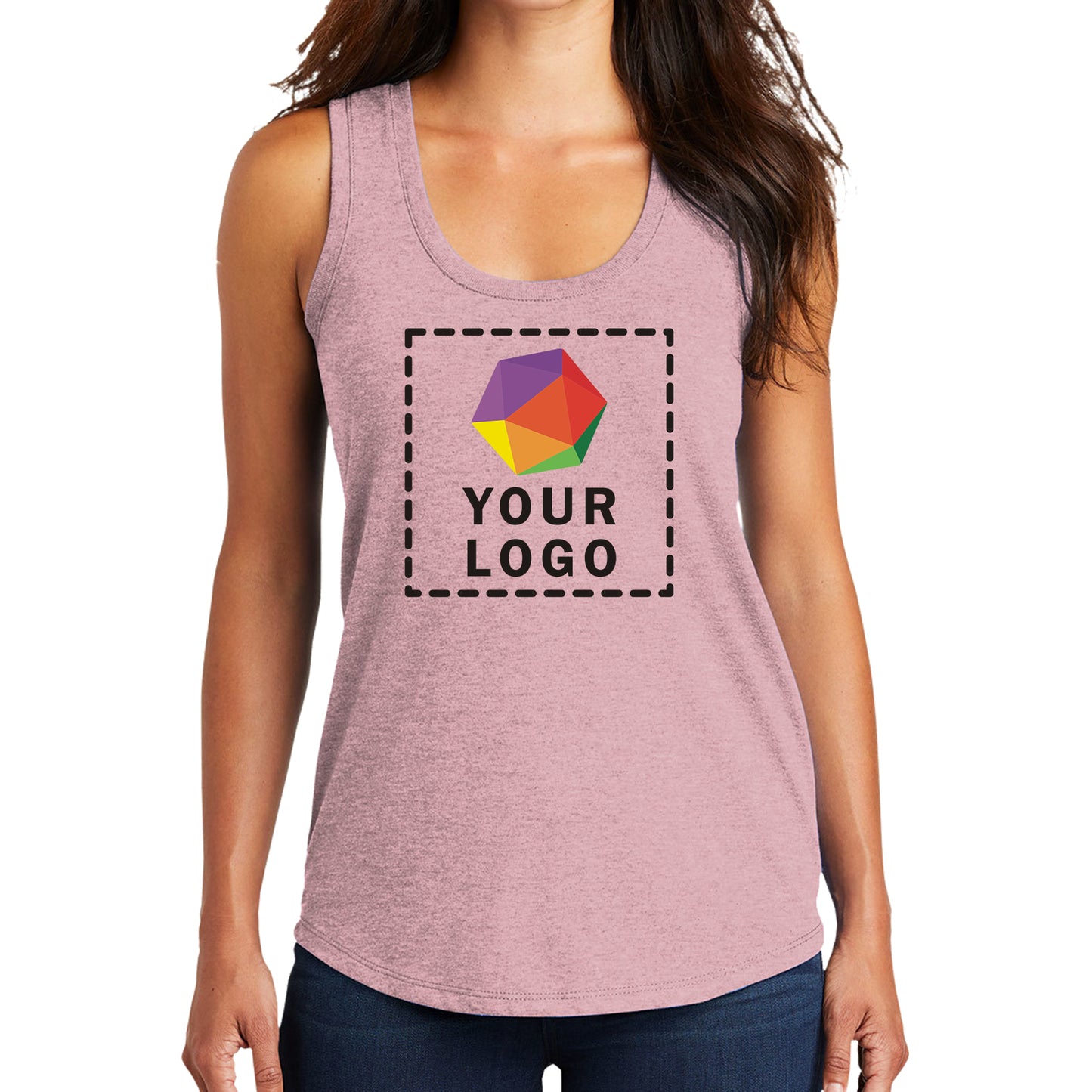 District® Custom Printed Women’s Perfect Tri ® Racerback Tank - DM138L