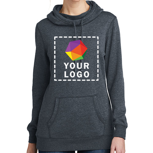 District ® Custom Printed Women’s Lightweight Fleece Hoodie - DM493