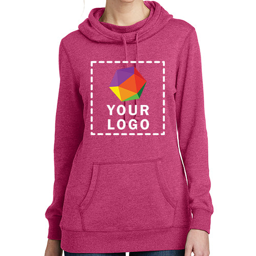 District ® Custom Printed Women’s Lightweight Fleece Hoodie - DM493