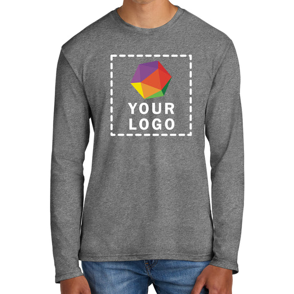 District® Custom Printed Perfect Weight ® Long Sleeve Tee - DT105
