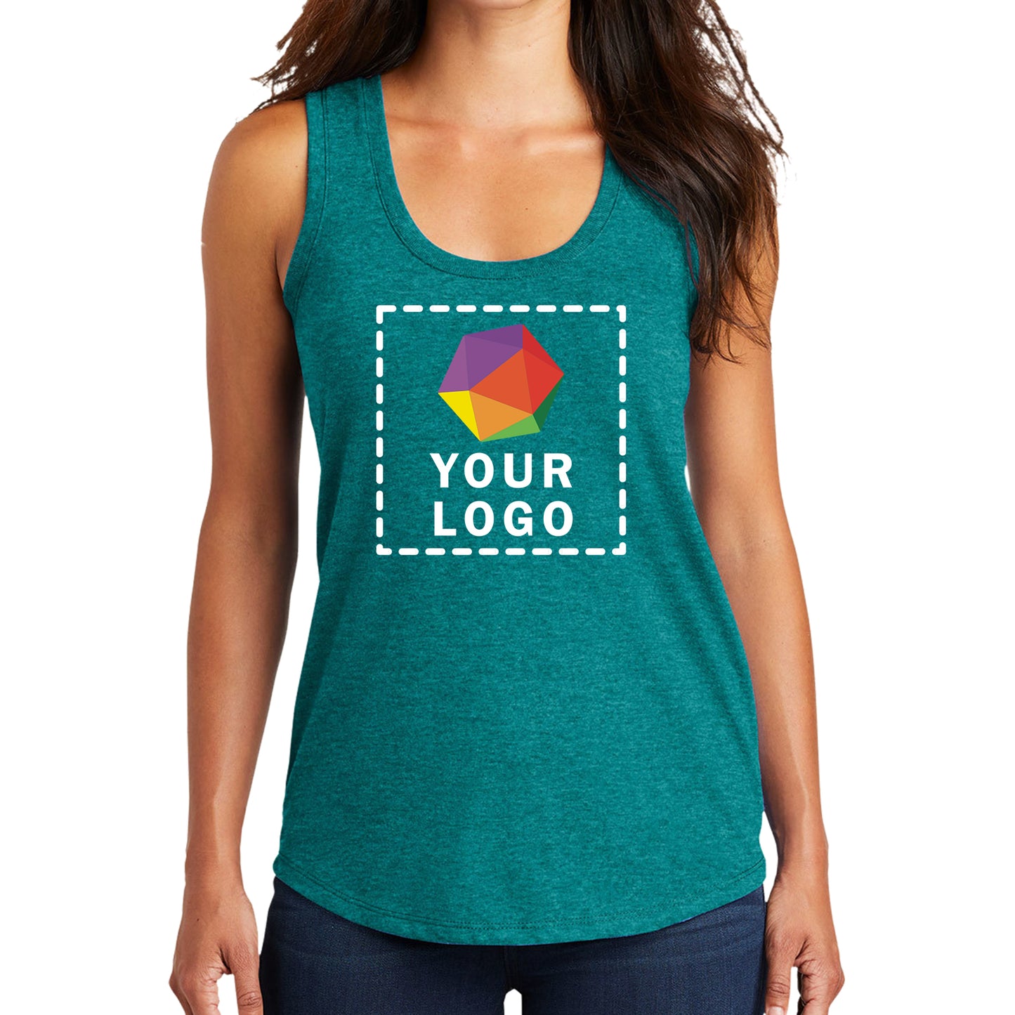 District® Custom Printed Women’s Perfect Tri ® Racerback Tank - DM138L