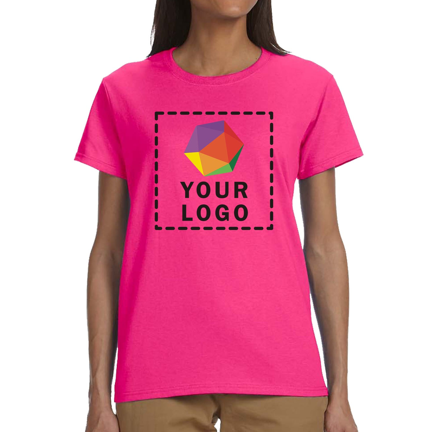 Gildan Custom Printed Ladies' Ultra Cotton® T-Shirt - G2000L