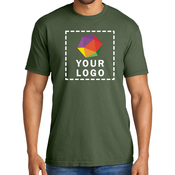 Comfort Colors® Custom Printed Heavyweight Ring Spun Tee - 1717