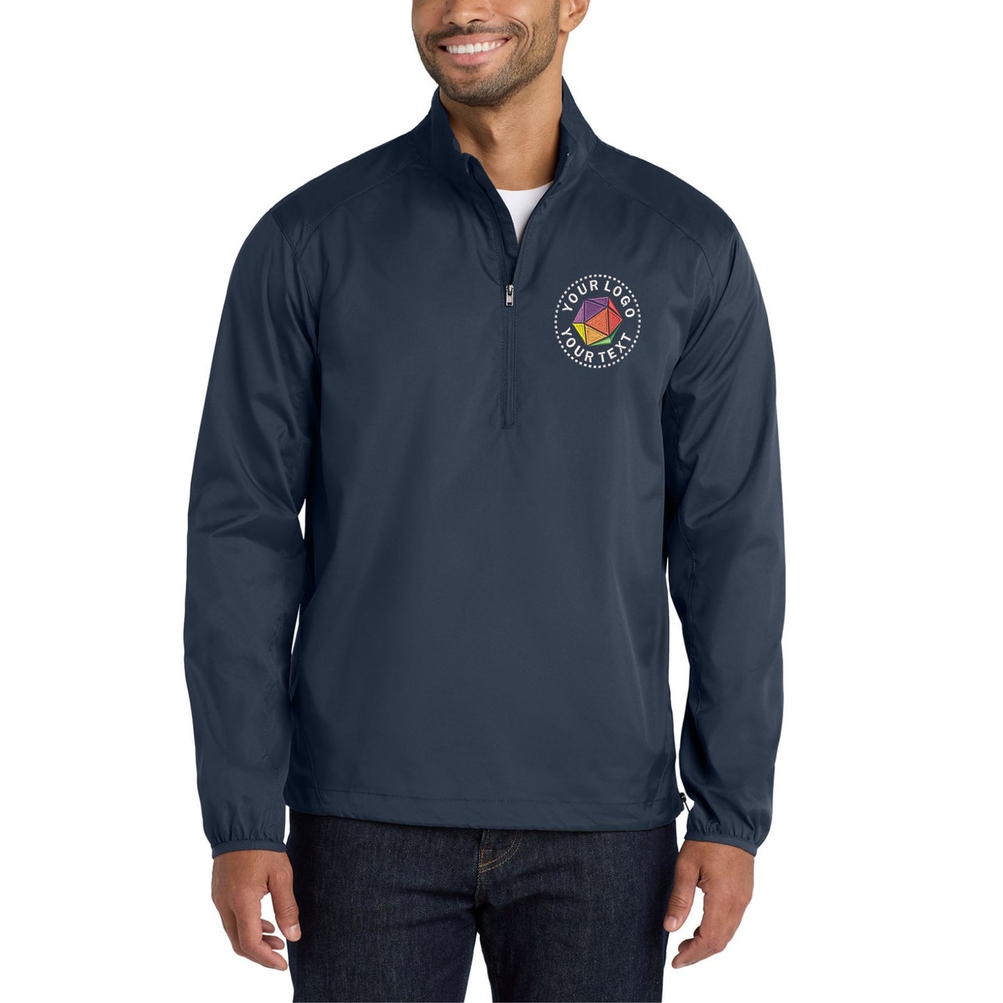 Port Authority® Custom Embroidered Zephyr 1/2-Zip Pullover - J343