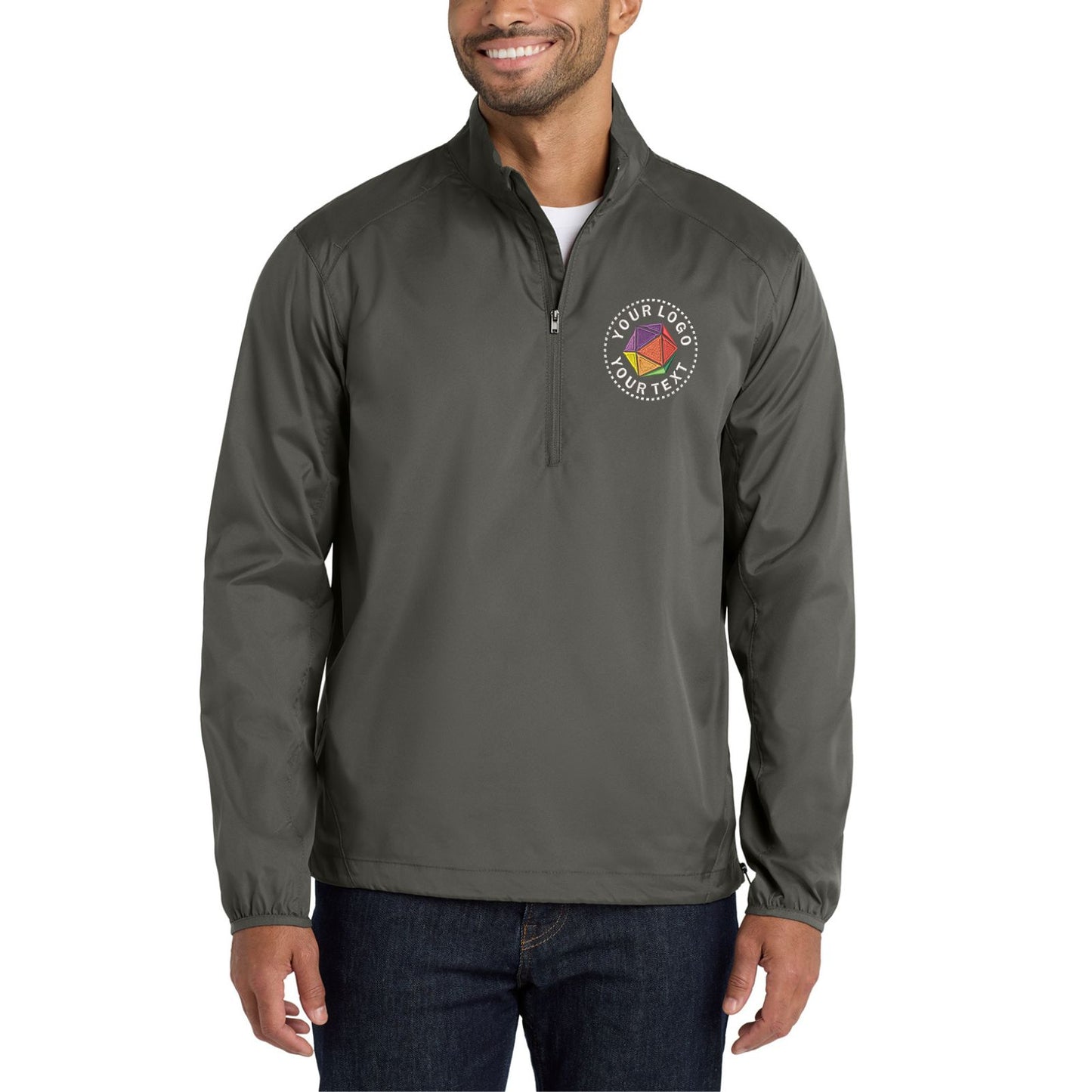 Port Authority® Custom Embroidered Zephyr 1/2-Zip Pullover - J343