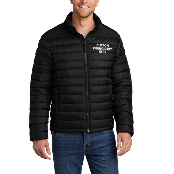 Port Authority® Custom Embroidered Horizon Puffy Jacket - J364