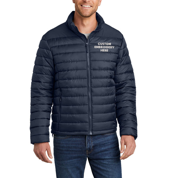 Port Authority® Custom Embroidered Horizon Puffy Jacket - J364