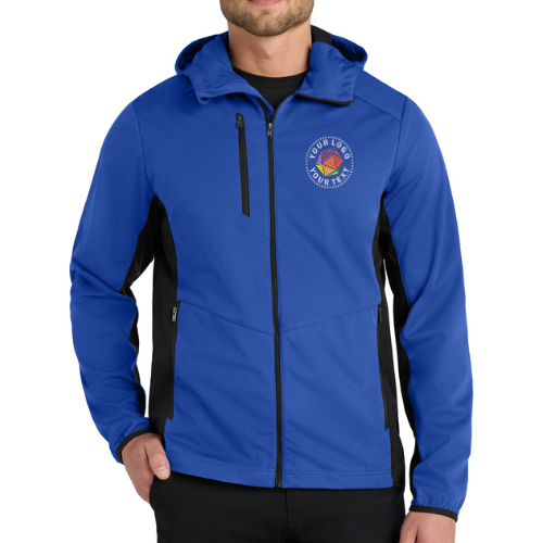 Port Authority® Custom Embroidered Active Hooded Soft Shell Jacket - J719