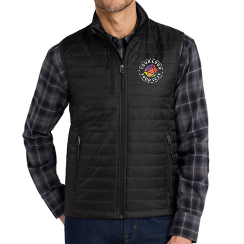 Port Authority® Custom Embroidered Packable Puffy Vest - J851 BULK for Eusebio Cordova