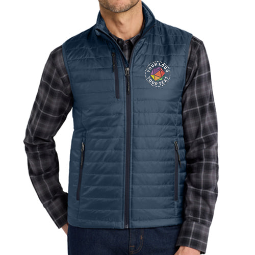 Port Authority® Custom Embroidered Packable Puffy Vest - J851