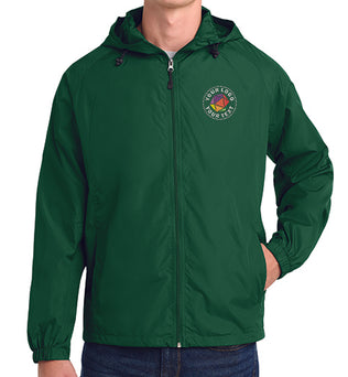Sport-Tek® Custom Embroidered Hooded Raglan Jacket - JST73