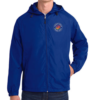 Sport-Tek® Custom Embroidered Hooded Raglan Jacket - JST73