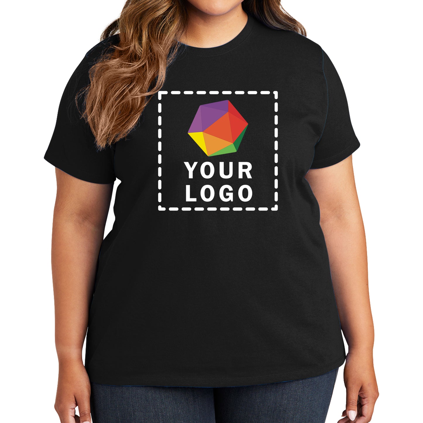 Port & Company® Custom Printed Women's Essential Tee - LPC61