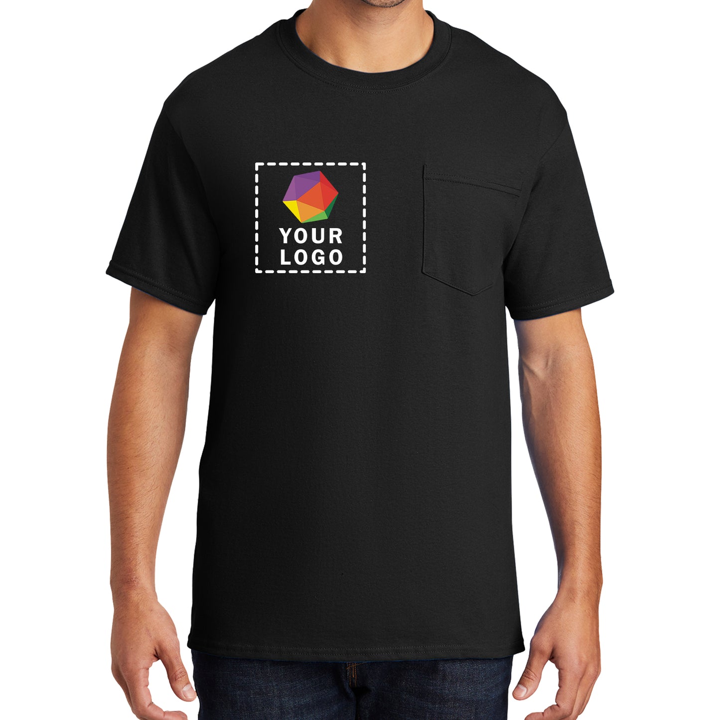 Port & Company® Custom Printed Essential Pocket Tee - PC61P