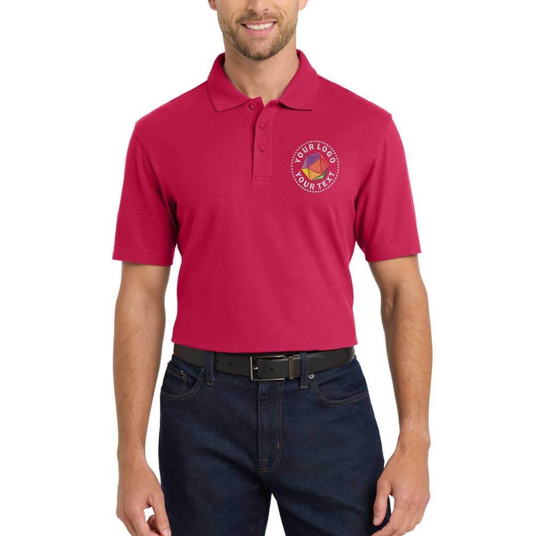 Port Authority® Stain-Release Custom Embroidered Polo - K510