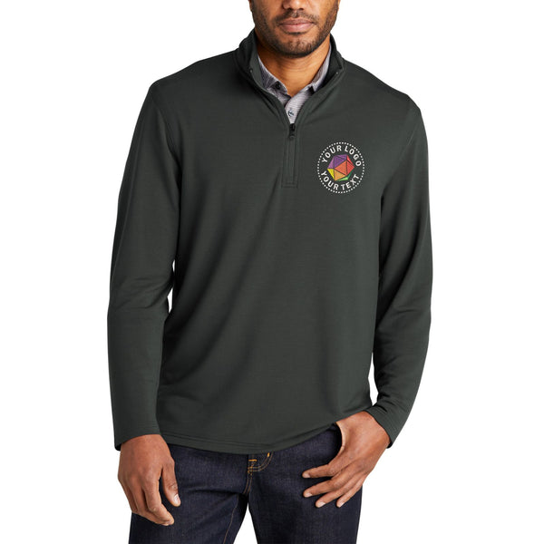 Port Authority® Custom Embroidered Microterry 1/4-Zip Pullover - K825