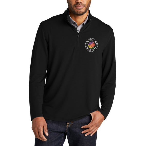 Port Authority® Custom Embroidered Microterry 1/4-Zip Pullover - K825
