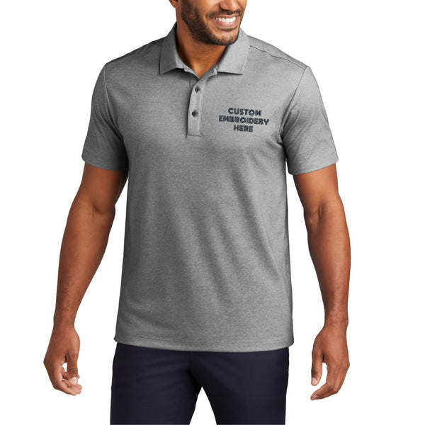 Port Authority® Custom Embroidered Fine Pique Blend Polo - K830