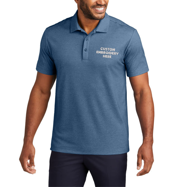 Port Authority® Custom Embroidered Fine Pique Blend Polo - K830