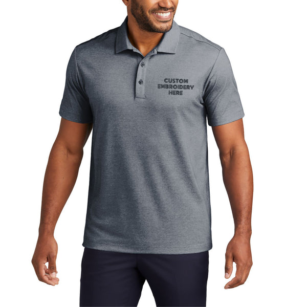 Port Authority® Custom Embroidered Fine Pique Blend Polo - K830