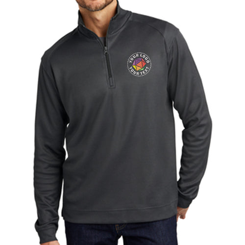 Port Authority® Custom Embroidered Vertical Texture 1/4-Zip Pullover - K805