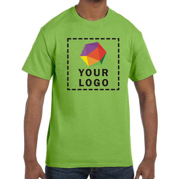 Jerzees® Dri-Power® 50/50 Cotton/Poly Custom Printed T-Shirt. 29M