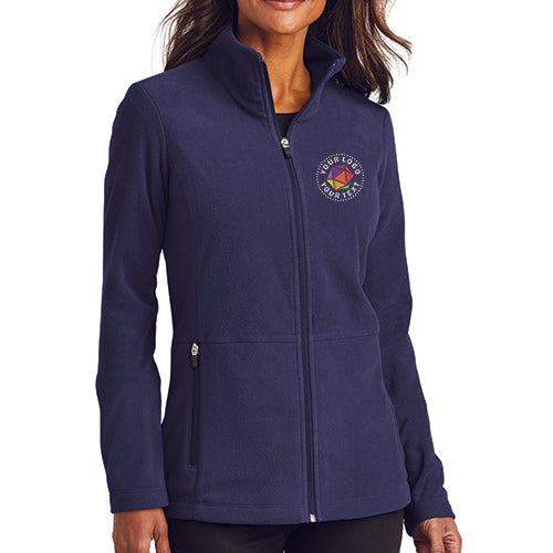 Port Authority® Custom Embroidered Women's Accord Microfleece Jacket - L151