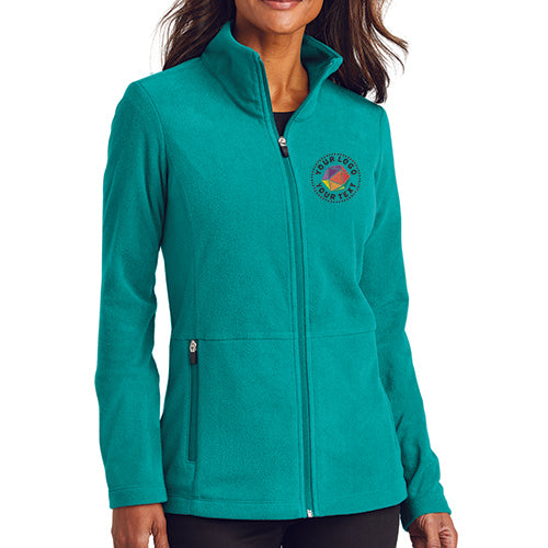 Port Authority® Custom Embroidered Women's Accord Microfleece Jacket - L151