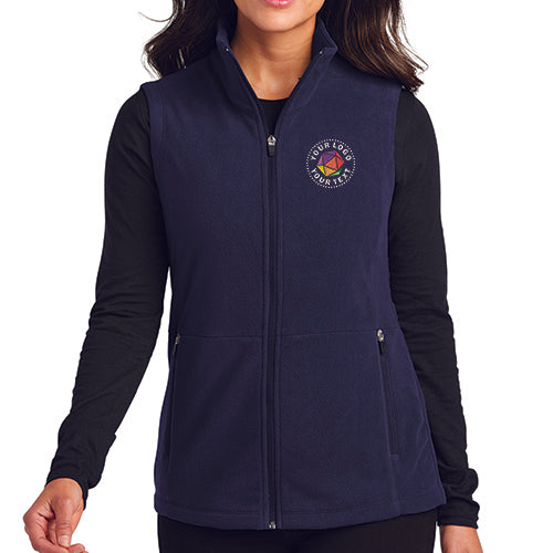 Port Authority® Custom Embroidered Women's Accord Microfleece Vest - L152