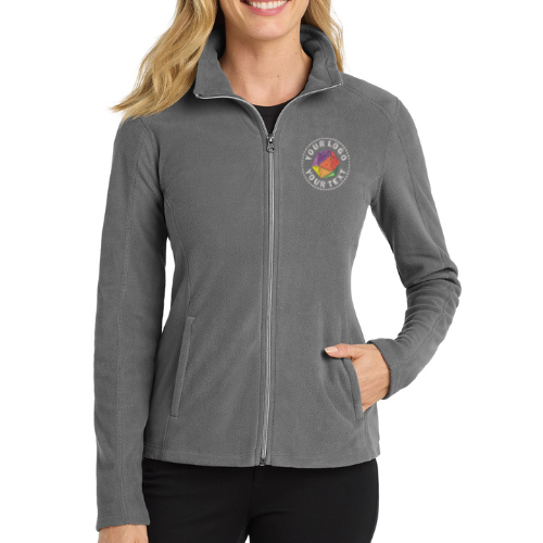 Port Authority® Custom Embroidered Women's Microfleece Jacket - L223