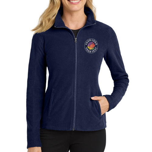 Port Authority® Custom Embroidered Women's Microfleece Jacket - L223