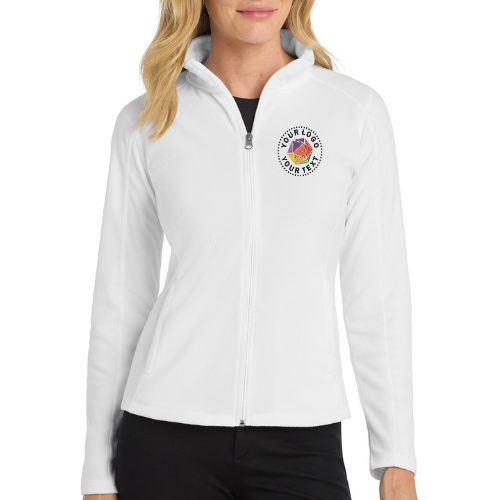 Port Authority® Custom Embroidered Women's Microfleece Jacket - L223