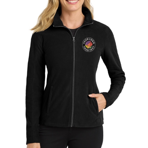 Port Authority® Custom Embroidered Women's Microfleece Jacket - L223