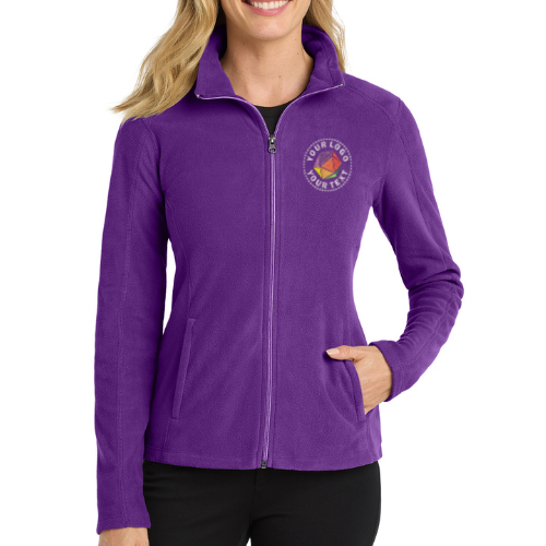 Port Authority® Custom Embroidered Women's Microfleece Jacket - L223