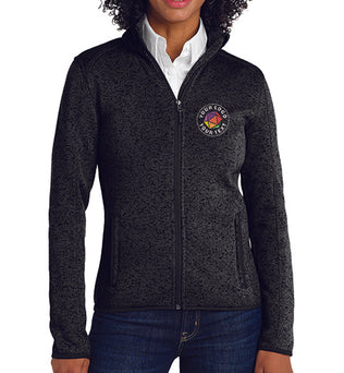 Port Authority® Custom Embroidered Women's Sweater Fleece Jacket - L232